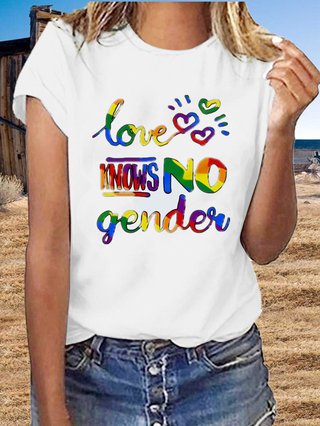 rainbow plus size white tops