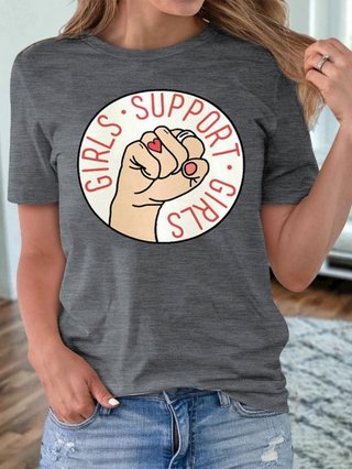 Short Sleeve Cotton Blend Casual T Shirts Justfashionnow Com