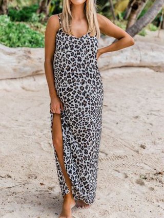 Justfashionnow Summer Dresses Sundress Daytime V Neck Sleeveless