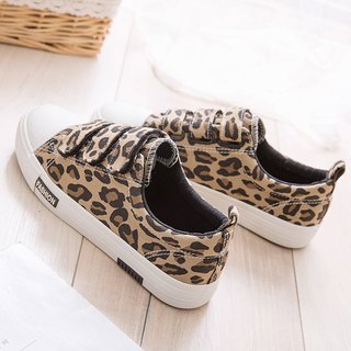 leopard flat sneakers