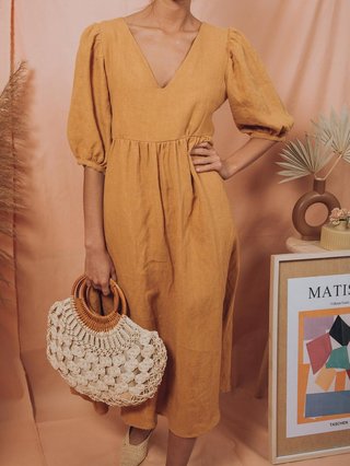 Justfashionnow Summer Dresses 1 Sundress Daily V Neck Vintage Frill Sleeve Dresses