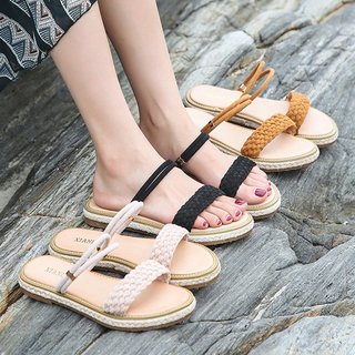 flat espadrille sandals open toe
