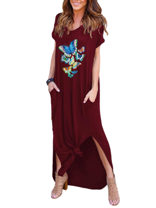 Justfashionnow Summer Dresses 1 Sundress Daily V Neck Short Sleeve