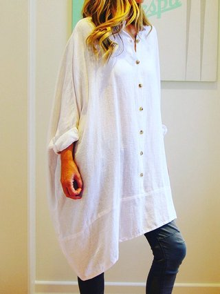 Long Sleeve Casual Stand Collar T Shirts Justfashionnow