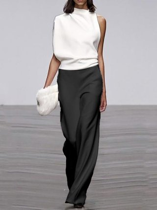 sleeveless romper pants