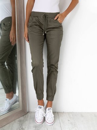 plus size tapered trousers