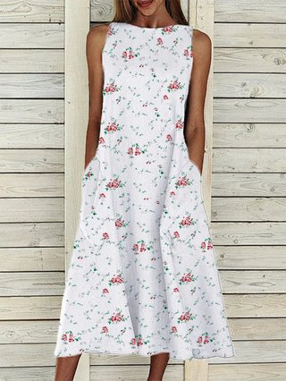 Justfashionnow Summer Dresses Casual Dresses Round Neck Casual