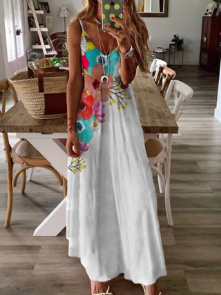 Justfashionnow Summer Dresses 1 Sundress Holiday V Neck Boho