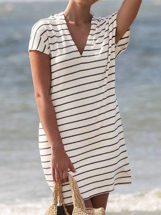 Justfashionnow Casual Dresses 1 Boho Dresses Casual V Neck Holiday