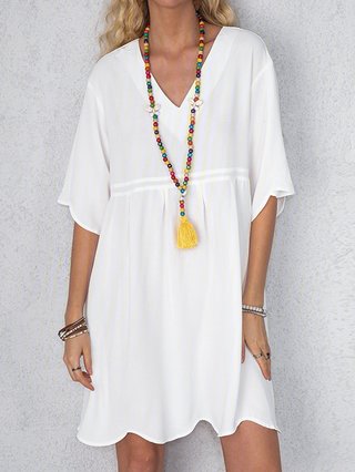 Justfashionnow Summer Dresses 1 Shirt Dress Daily Shift V Neck