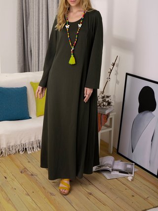 solid color maxi dresses