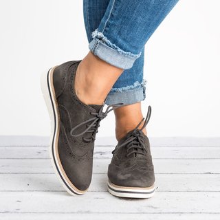 perforated oxfords womens