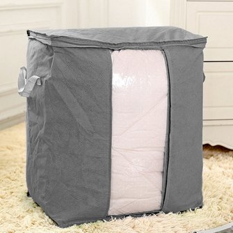 JFN  Foldable Storage Bins Clothes Blanket Closet Organizer Bag Case  