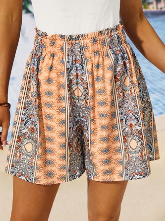 Loose Ethnic Boho Shorts