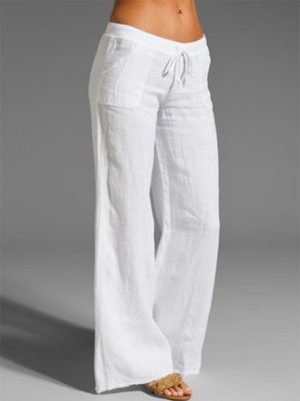 JFN Pocketed Solid Basic Pants