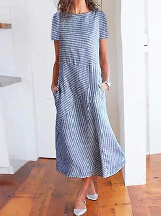 button down tea dress