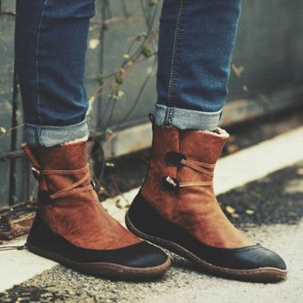 cheap flat boots under $20