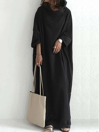 Holiday Plain Weaving Dress