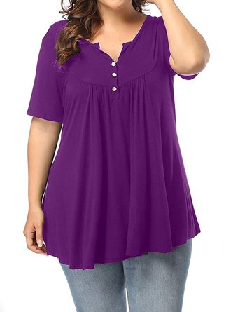 Casual Short Sleeve Top