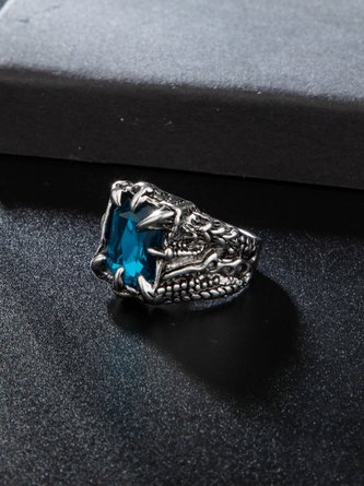 JFN  Men's Dragon Claw Gemstone Ring