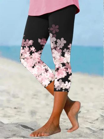 JFN Floral Vacation Capris Leggings
