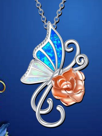 Rose Necklace Dresses Jewelry