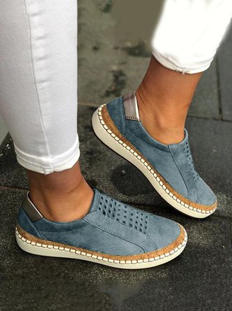 JFN  Hollow-Out Round Toe Casual Women Sneakers