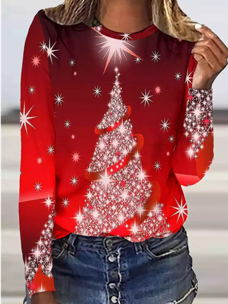 Christmas Crew Neck Regular Fit T-Shirt