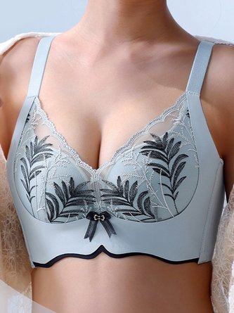 Lace Push Up Adjustable Wireless Bra
