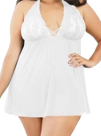 Backless Lace Pajamas Sexy Set