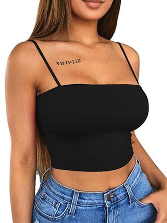 Women's Breathable Lightweight Plain Basic Camisole
