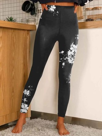 Casual Tight Floral Legging