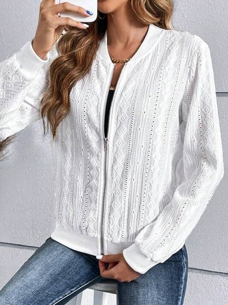 Others Plain Casual Jacket