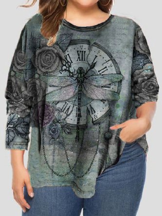Casual Animal Crew Neck Regular Fit T-Shirt