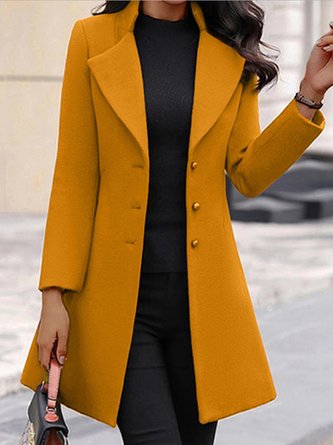 Lapel Slim Fit Casual Coat