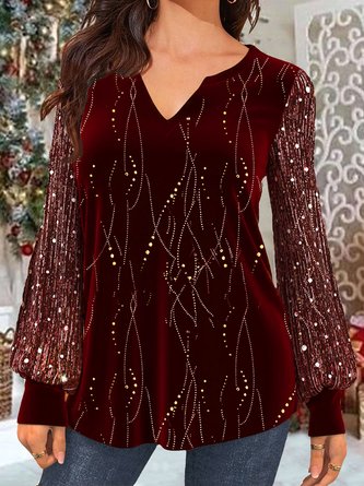 Velvet Abstract Elegant Shirt