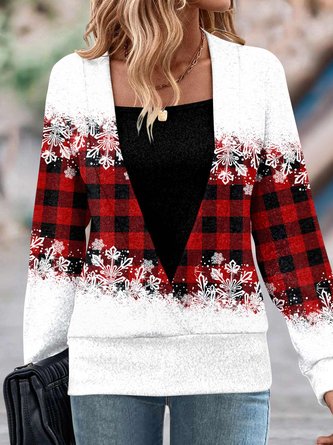Loose Square Neck Casual Shirt
