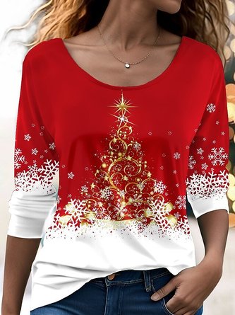 Christmas Tree Casual T-Shirt