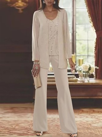 Plain Elegant Loose Matching Outfit
