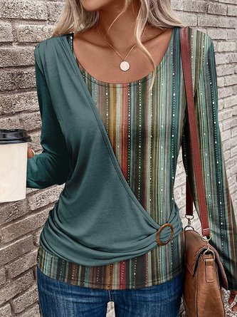 Crew Neck Casual T-Shirt