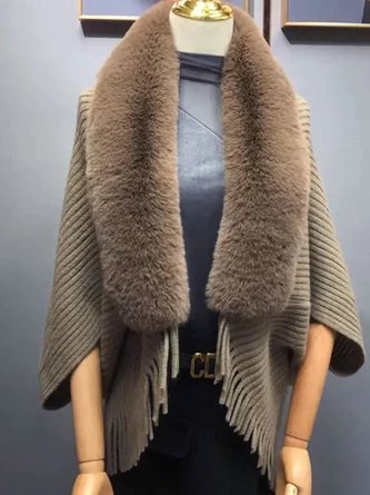 Wrap Casual Plain Cardigan