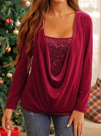 velvet holiday tops
