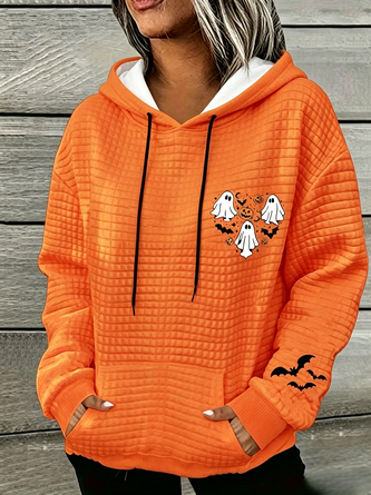 Cartoon Long Sleeve Casual Holiday Spring Fall Hoodie
