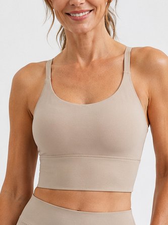 Women's Open-Back Sports Bra by justfashionnow