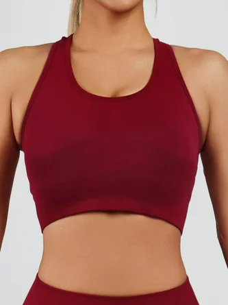 Open Back Sports Bra