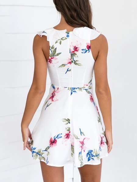White Sleeveless Dress