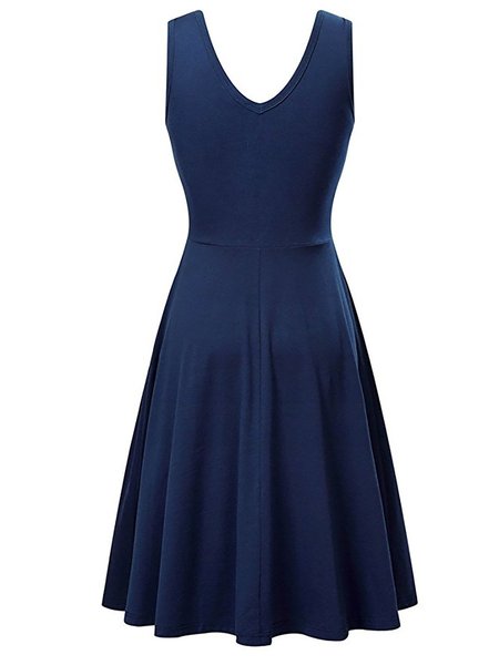 sleeveless swing maxi size casual dresses