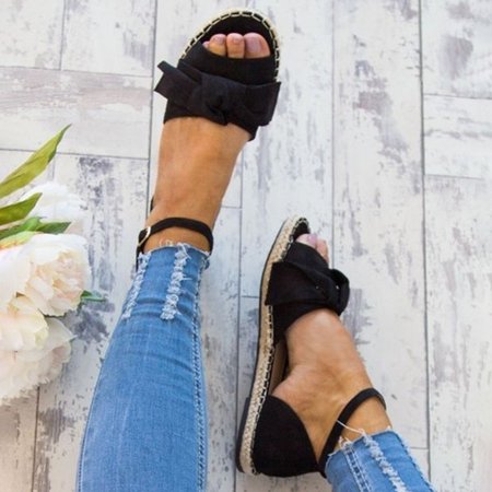 suede flats with ankle strap