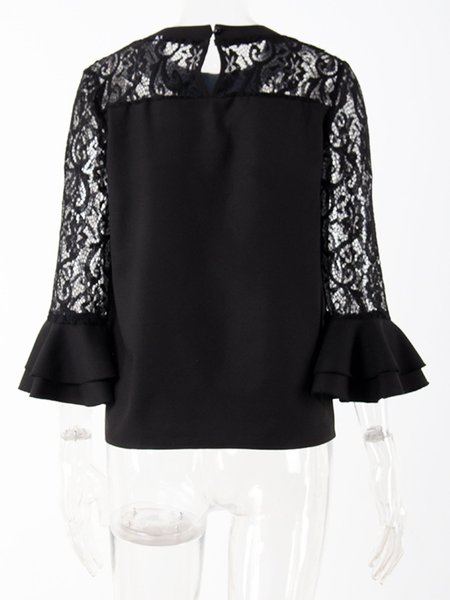 white bell sleeve paneled blouse justfashionnow white bell sleeve paneled blouse justfashionnow
