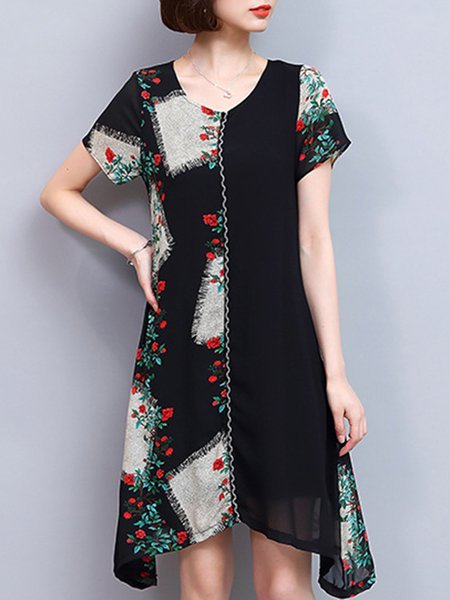 justfashionnow plus size black women elegant dress asymmetrical plus size black women